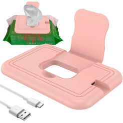 New USB Baby Wipe Warmer Mini Travel Portable Diaper Wipe Heater Wet Towel Dispenser for Home/Car Use Disinfecting Wipes New
