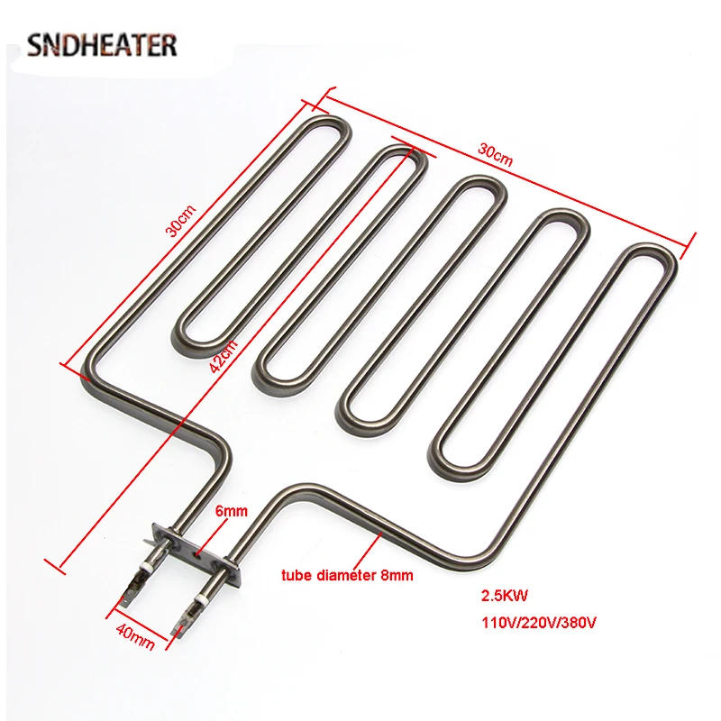 Description Picture 3 of itemSNDHEATER Electric Sauna Heating Element 3U 4U 5U Air Dry Oven Heater 110v 220v 380v 1500w 2000w 3000w Stove Grill Spare Part