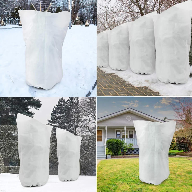 Description Picture 5 of item1-5Pcs Plants Frost Protection Cover for Warm Greenhouse Tree Shrub Protecting  Against Winter Bag Yard Plant Garden Accessories