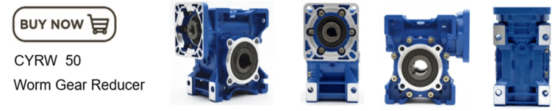 Description Picture 5 of itemCHENYUE High Torque Worm Gearbox Speed Reducer NMRW75 CYRW75 Input 19/22/14/24/28mm  Ratio 5-100 Tin bronze CNC Free Maintenance