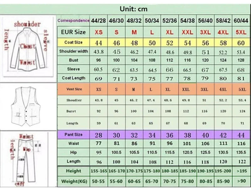 Description Picture 2 of itemJacquard Wedding Tuxedo 2024 Slim Fit Floral Suits for Men 3 Pieces African Style Male Fashion Costume (Jacket + Vest + Pants)