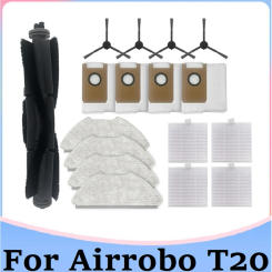 Accessories Kit For Airrobo T20 Robot Vacuum Cleaner Main Side Brush Filter Mop Cloth Dust Bag Replacement Spare Parts
