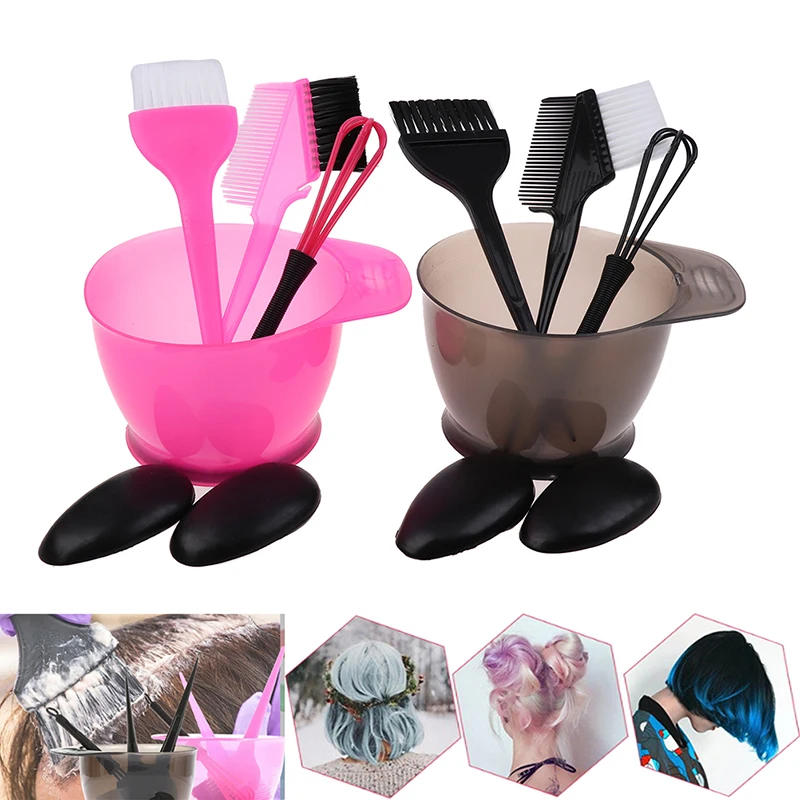 Description Picture 2 of item5Pcs/Set Hair Colouring Brush And Bowl Set Bleaching Dye Kit Beauty Comb