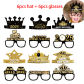 6pcs hat 6pcs glass
