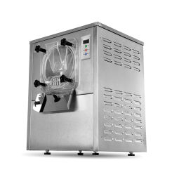 Bench Top Mini Home Smart Scoop Stainless Steel Hard Ice Cream Machine Batch Freezer Maker With Built In Compressor