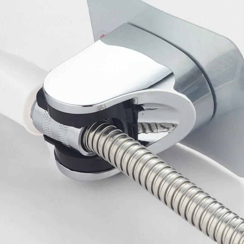 Description Picture 3 of item1pc Shower Head Holder No Drilling Bathroom Wall Mount Adjustable Suction Bracket Hand Shower Suction Cup Holder