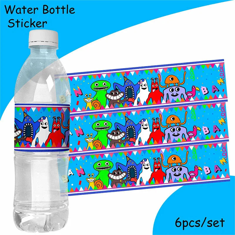 Description Picture 3 of itemcartoon garten of banban theme cute party supplies decorations kids birthday disposable tableware tablecloth party theme favors