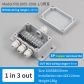 1 IN 3 OUT 8P 15A