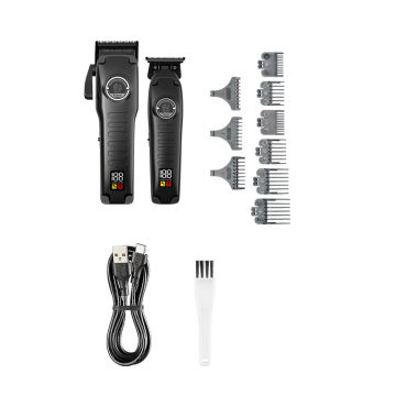 Professional Cordless Rechargeable Hair Clippers Set Km-1827 Km-H73 Barber Hair Clipper Electric Rechargeable Best Hair Trimmer