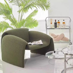 Nordic Bedroom Living Room Chairs Luxury Design Leather Lounge Chair Recliner Sofa Fauteuil Salon Home Furniture Decoraction