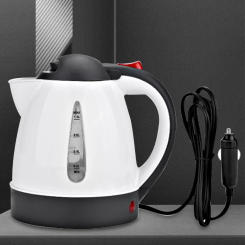 1000 ML Car Hot Kettle Portable Water Heater Auto Shut-Off 12/24 V Travel Electric Kettle Large Capacity Tea Coffee Kettle 250 W
