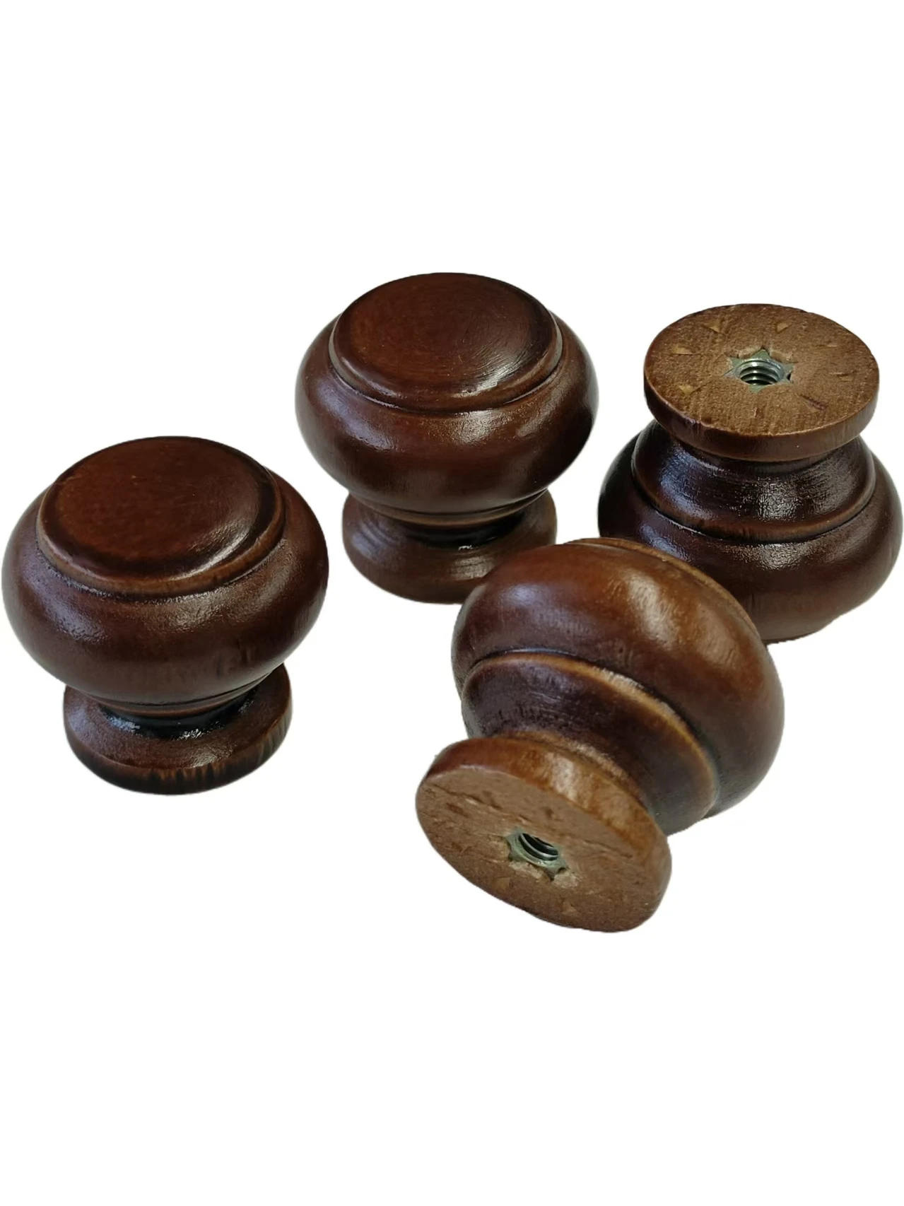 Description Picture 4 of item10PCS Round Wooden Cabinet Knobs Drawer Knobs Kitchen Cupboard Handles Wardrobe Door Pulls Furniture Handles Hardware