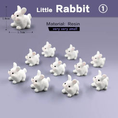 Mini Desk Decorations Decoration Home Decor Decorative Accessories Yard & Garden Decors 10 Pieces Miniature Frogs Sheep Figurine