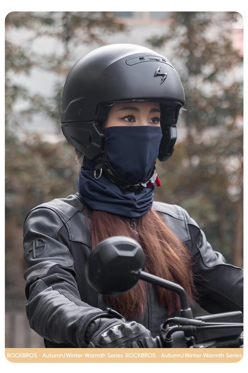 Description Picture 2 of itemROCKBROS Face Scarf Windproof Mask Multi-functional Warm Ski Bicycle Motorcycle Running Neck Cover Sport Breathable Face Mask