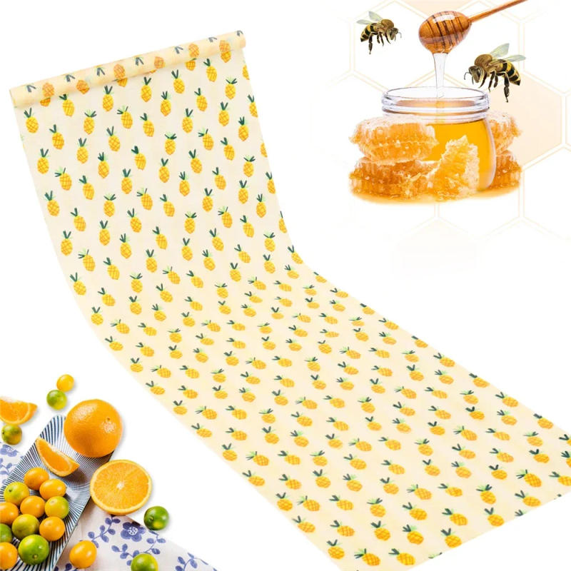 Description Picture 6 of itemSustainable Storage Wraps 100x33cm Eco-friendly Reusable Wrap Tree Snack Resin Food Oils Silicone Beeswax Plant Seal