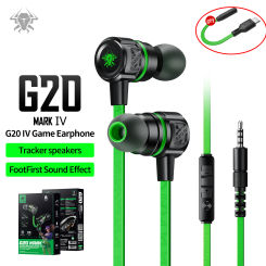 Gaming headphone TYPE C/3.5mm G20 hammerhead Bass earphones with mic Gaming Headset for PUBG gamer Play wired Earphone for phone