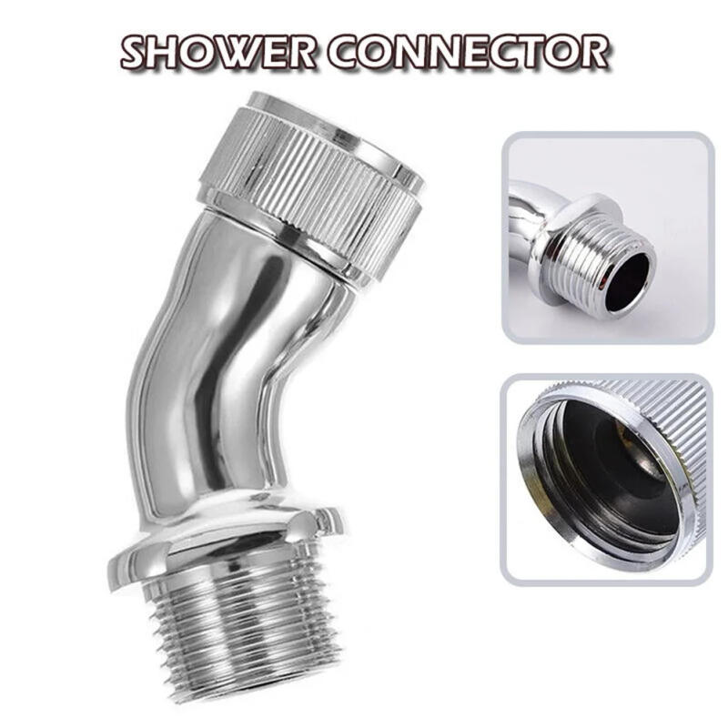 Description Picture 3 of itemShower Elbow Adapter Brass Elbow Adapter Shower Head Hose 45 Degree Connector Bathroom Faucet Connector Bathroom Accessories