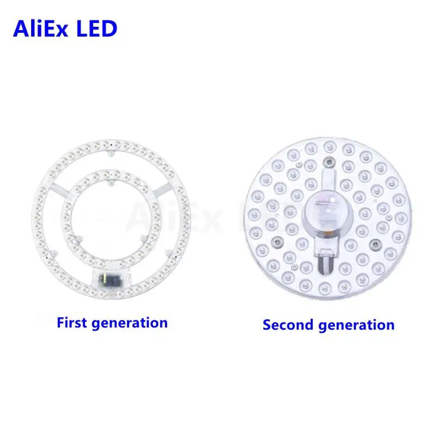Description Picture 2 of item72W 48W 36W 24W 18W LED Ring PANEL Circle Light 220V LED Ceiling board the circular lamp board LED ceiling lamp replacement chip