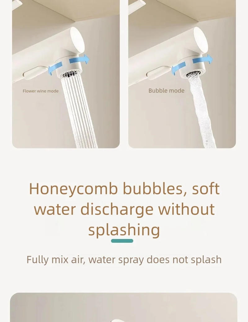 Description Picture 6 of itemBathroom Basin Faucet Multifunctional Pull Out Hot and Cold Water Faucet Restrooms Multiple Spouts Easy to Wash Hair Gargle