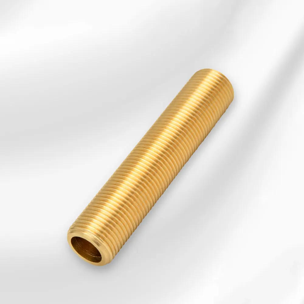 Description Picture 5 of itemLengthen Brass Pipe Hex Nipple Fitting Quick Coupler Adapter 1/8 1/4 1/2 3/4 BSP Full Thread Extension Water Oil Gas Connector