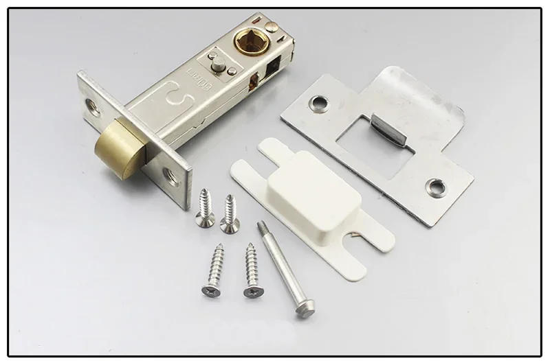 Description Picture 4 of itemhigh quality ,Single bolt lock body, Brass tongue,lock margin 60MM ,Lockable,for Toilet Bathroom