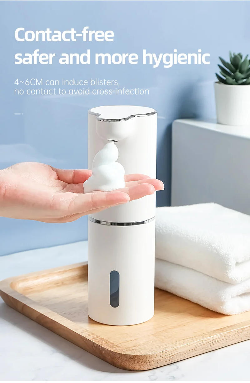 Description Picture 4 of itemAutomatic Foam Soap Dispensers Smart Washing Hand Machine With USB Charging Infrared Sensor Liquid Dispenser Hand Sanitizer