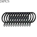 6/12/24/36/48/60/72/84/96PCS Metal Curtain Rings Hanging Hooks for Curtains Rods Pole Voile Heavy Duty Rings Curtain Accessories