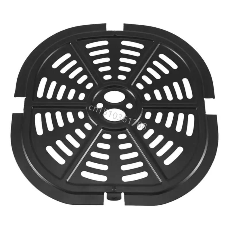 Description Picture 6 of itemSteaming Crisper Plate Nonstick Fry Grill Pan Rack Safe Air Fryer Grill Pan Tray 517C