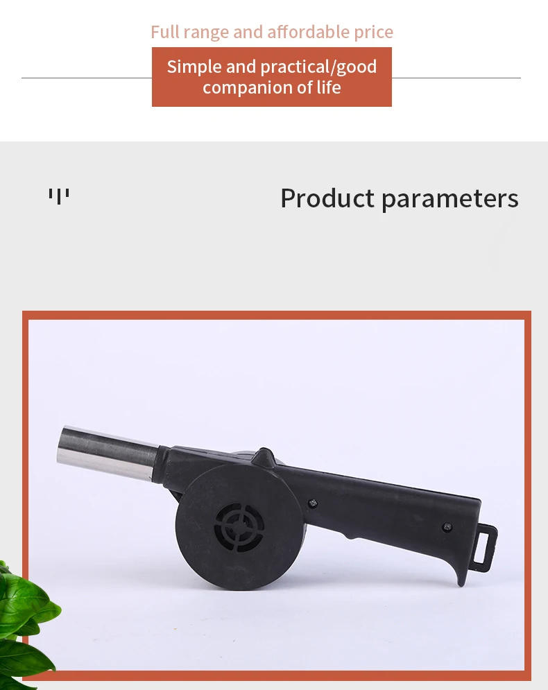Description Picture 5 of itemHand-cranked Air Blower Barbecue Fan Mini Portable BBQ Grill Fire Bellows Picnic Camping Accessories Outdoor Hand Tools