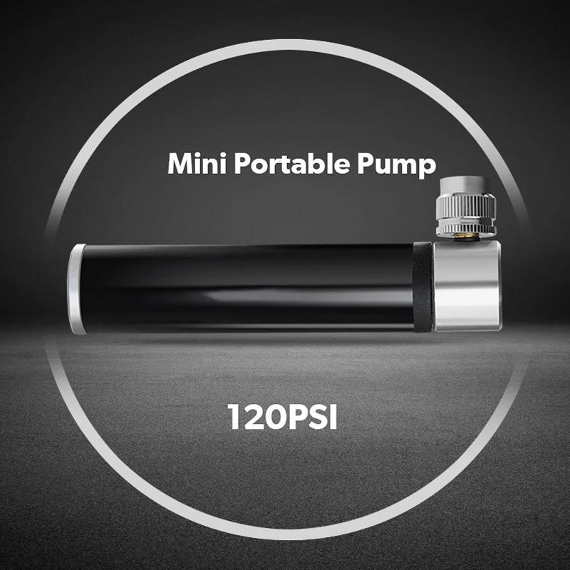 Description Picture 5 of itemBIKING Mini Bicycle Pump Aluminum Alloy Cycling Hand Air Pump Ball Tire Lnflator Presta Valve MTB Road Bike Pump Accessories