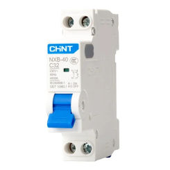 CHINT  Switch NXB-40 1P + N C10/C16/C20/C25/C32/C40 Household Residual Current Circuit breaker Replace