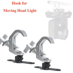 2pcs/Lot Moving Head Light Foldable Clamps Aluminum Truss Hanger Tube Mount Hook Stage Beam Spot Gobo LED Moving Prism Lighting