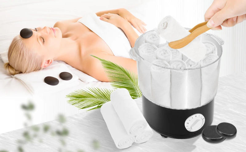 Description Picture 2 of itemTowel Steamer Heater Hot Towel Warmer Stove Hand Warmers SPA Facial Skin Moisturizing Tool with Clip Quick Heating 3 Minutes