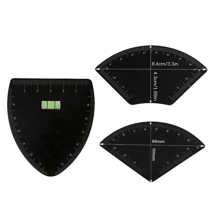 Description Picture 5 of itemStainless Steel Drawing Eyebrow Design Ruler for Tattoo Makeup Beginners Fast EyeBrow Drawing Auxiliary Tool Tattoo Accessories