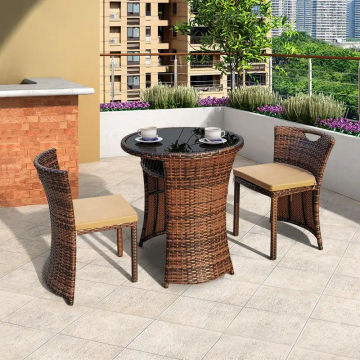 Small Tables And Chairs Web Celebrity Home Balcony One Table And Two Chairs Outdoor Balcony Creative Leisure Chairs Cane Three-p