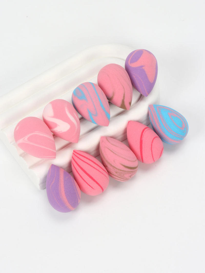 Description Picture 4 of item10/20/30/50/100Pcs Mini Makeup Sponge Set, Dual-Use Wet/Dry Beauty & Blenders for All Skin Types