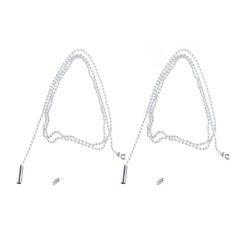 2 Pack Ceiling Fan Pull Chain Extension 1 Meter Length Perfect for Various Uses
