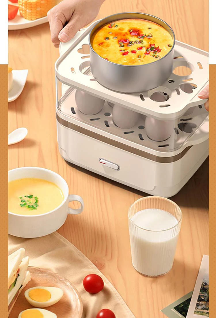 Description Picture 6 of item220V 2 Layers Electric Egg Boiler Household Multi Cooker Food Steamer for Breakfast  Home Egg Cooker