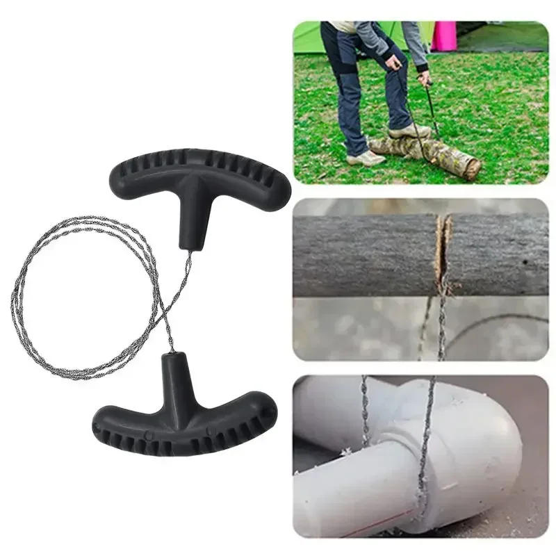 Description Picture 3 of itemEmergency Cable Saw, Practical Stainless Steel, Manual Chainsaw, Pocket Wire Saw, For Camping and Cutting