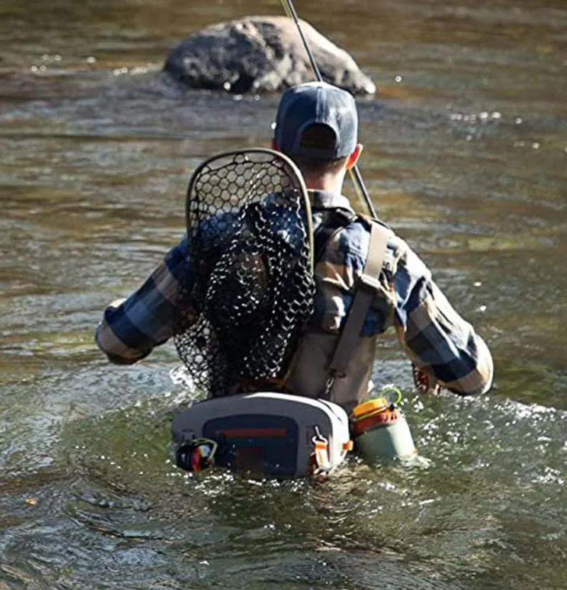 Description Picture 4 of itemFly Fishing Wait Hip Pack Fanny Tackle Storage Bag Cross Body Sling Versatile Waterproof Dry Bag for Canoeing Surfing Kayking