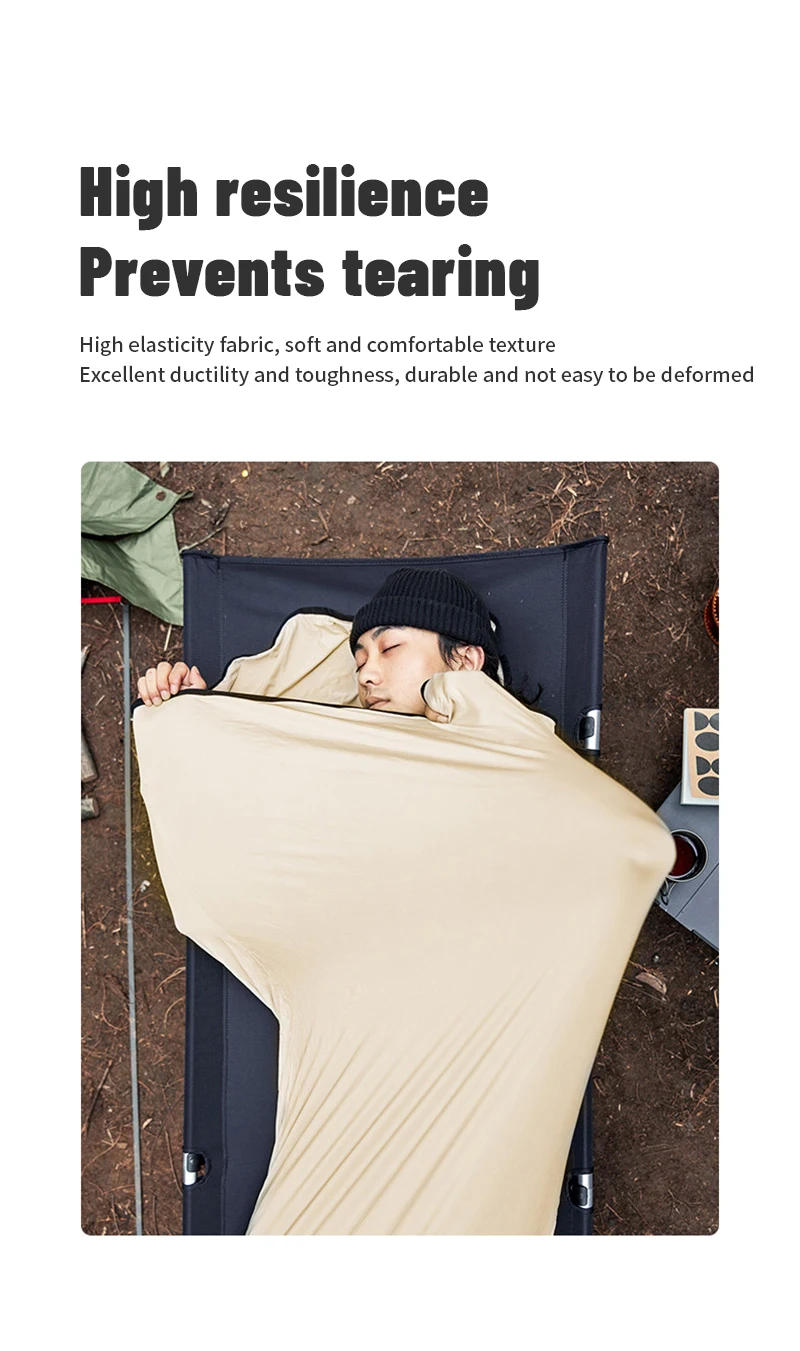 Description Picture 5 of itemNaturehike Sleeping Bag Liner High Elasticity Sleeping Bag Liner Ultralight Portable Travel Sheet Outdoor Camping Sleeping Bag