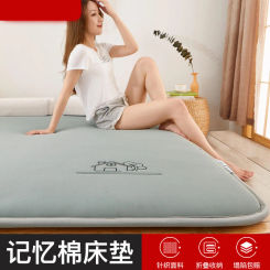 Mattress soft cushion household tatami sponge mat thin style sleeping mat student dormitory single bed foldable rental room