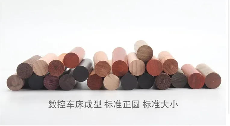 Description Picture 6 of item100*20mm Wood Dowel Pins wood lumber turning blanks pen making round stick Customized size Woodworking DIY Pieces