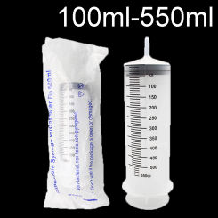 Reusable Large Capacity Syringe Plastic Car Oil Pet Feeding Pump Nutrient Measuring Big Syringe With 100cm Hose Syringes