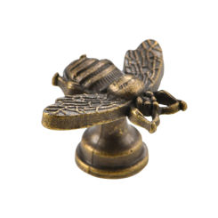 Creative Handle Drawer Antique Alloy Single Hole Nordic Clothing Cabinet Bee Door Handle 10Pcs/set