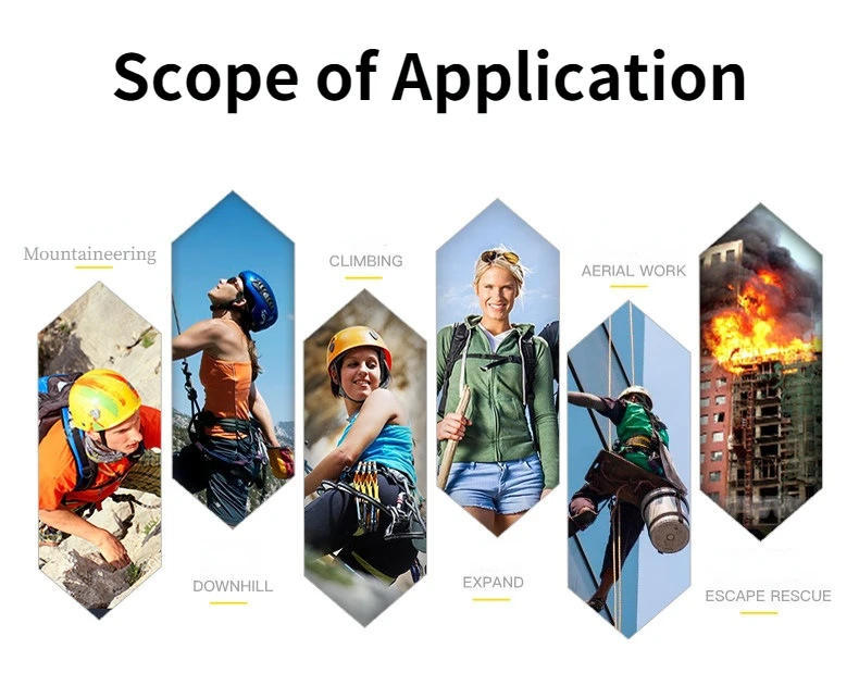 Description Picture 3 of itemOutdoor Paracord Rock Climbing Rope Accessories Cord 6mm Diameter High Strength Camping Hiking Rope Survival Tools