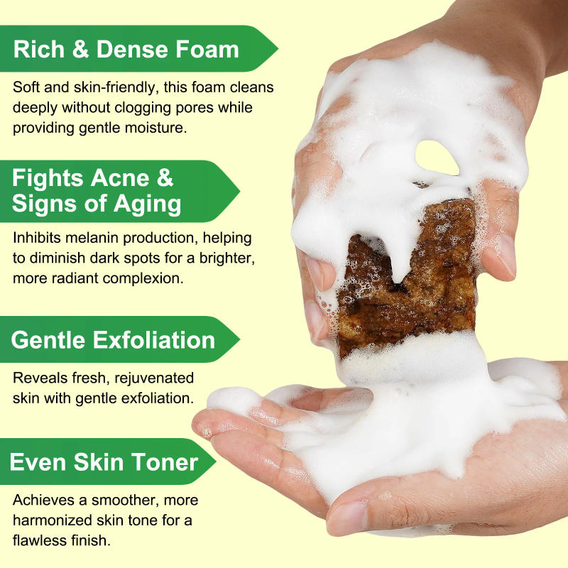 Description Picture 5 of itemOrganic African Black Soap, African Soap for Acne & Dark Spots, Raw Black Soap Bar for All Skin Types  Face, Body, Hair, 3.53 oz