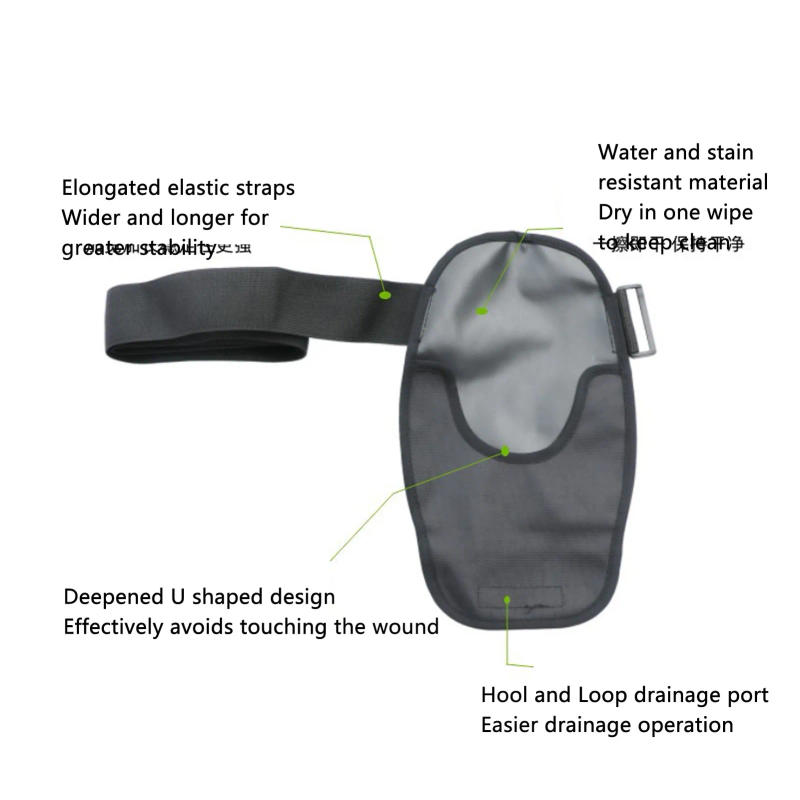 Description Picture 3 of itemColostomy Bag Cover Waterproof Adjustable Portable Universal Stretchy Ostomy Pouch Cover for Stoma Urostomy Ileostomy Pouch Bag