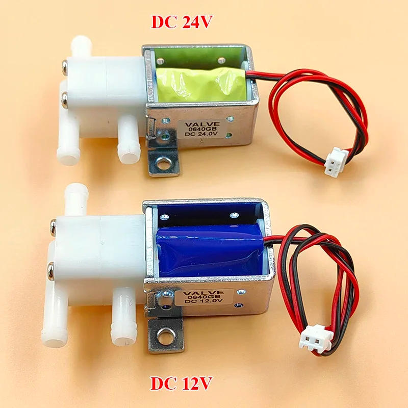 Description Picture 4 of itemDC 12V/24V 3-Way 2-Position NC/NO Small Electric Solenoid Valve Mini Water Air Flow Control for DIY Dispensers Coffee Tea Table