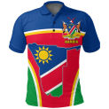 Namibia Flag Map 3D Printed Polo Shirts For Men Clothes Fashion Africa Country POLO Shirt Casual Dashiki Short Sleeve Boy Jersey